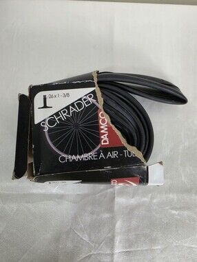 Black Replacement Bicycle Inner Tube